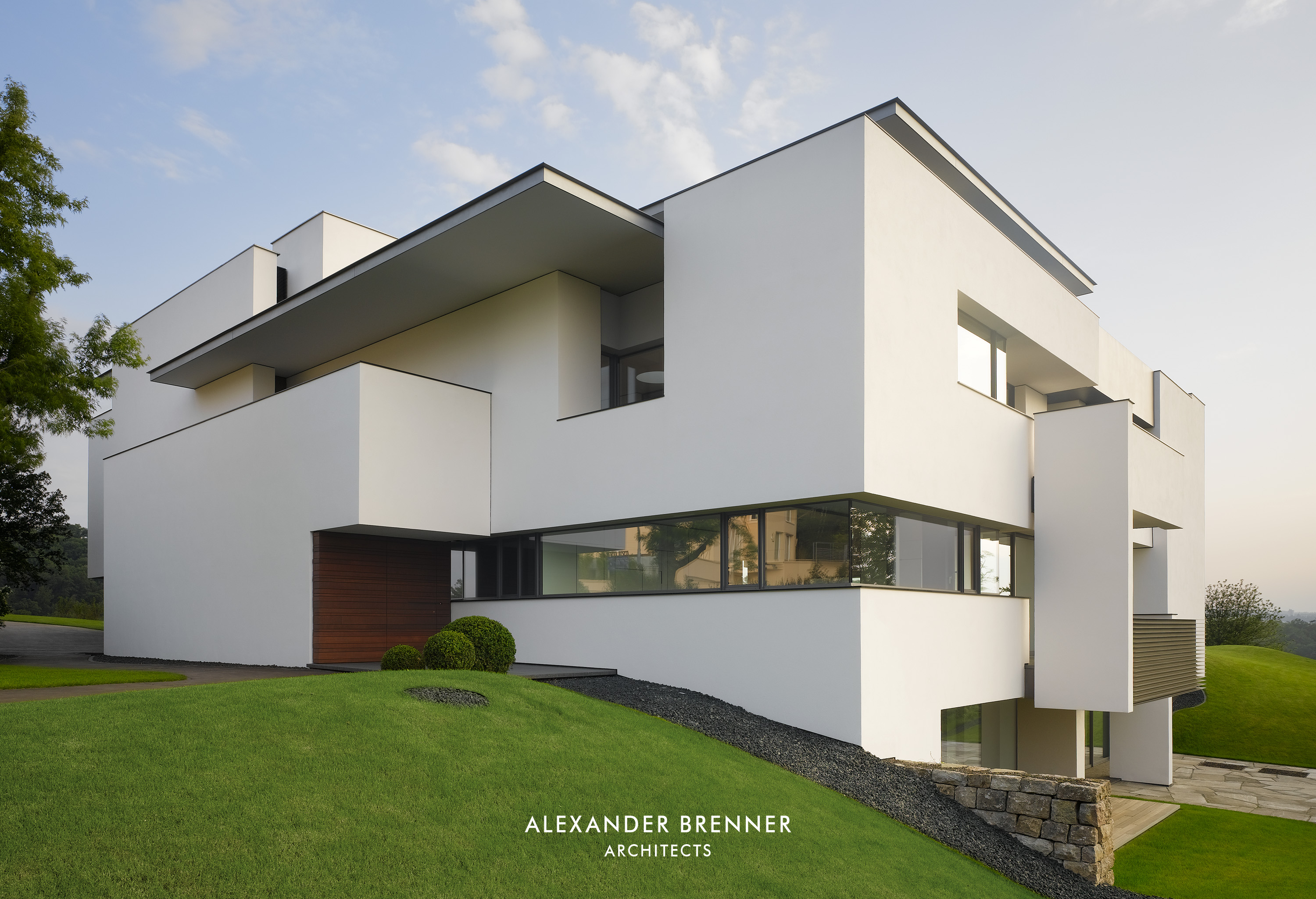 Villa, Modern, Alexander Brenner, Kubisch