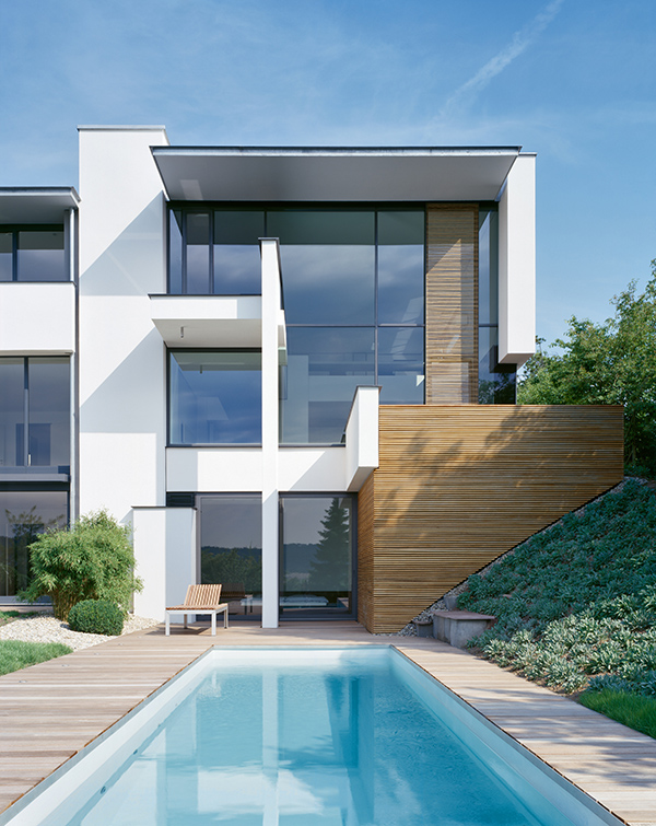 Miki 1, Modern Villa, Stuttgart, Alexander Brenner Architekten