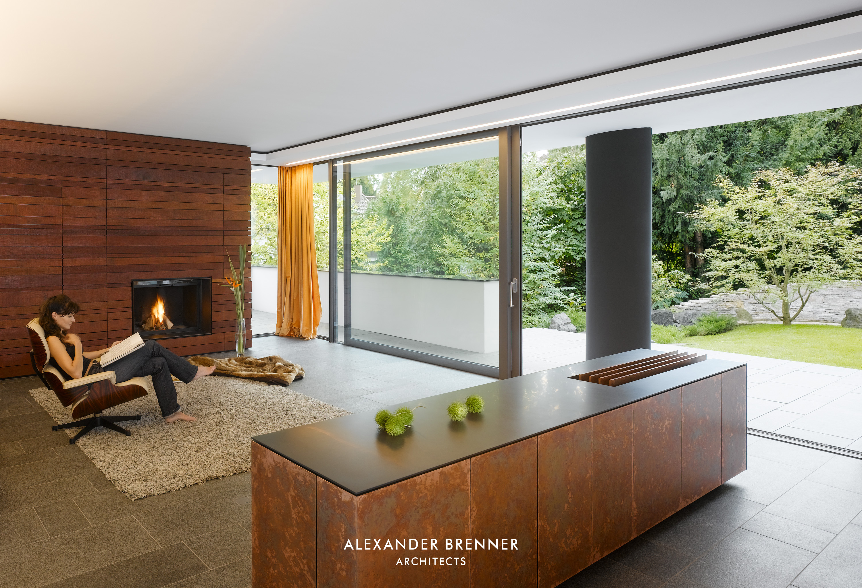 Haus Heidehof, Modern Villa Stuttgart Alexander Brenner Architekten