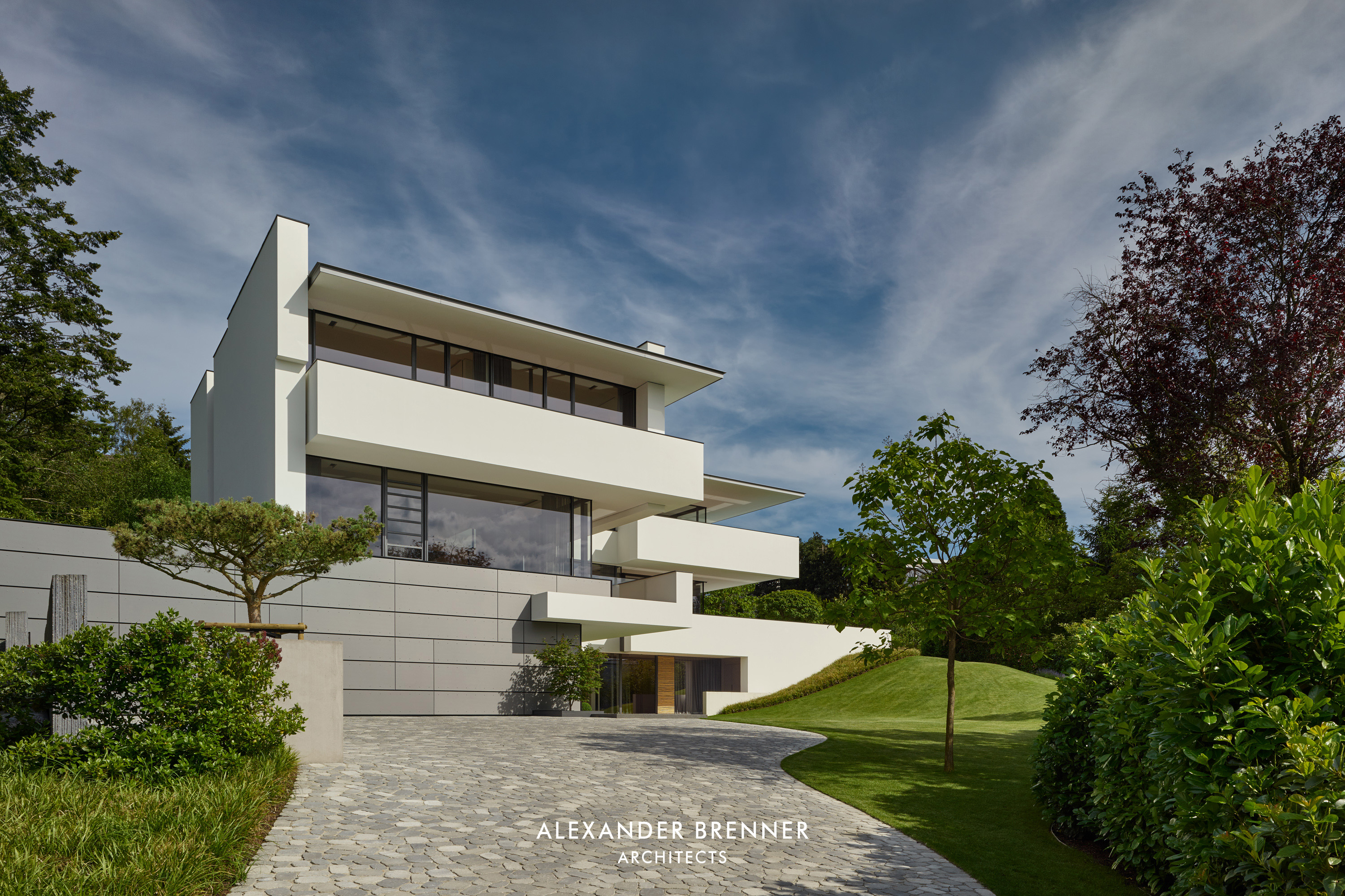 Rottmann-Sonnenberg House, Contemporary Villa, Alexander Brenner